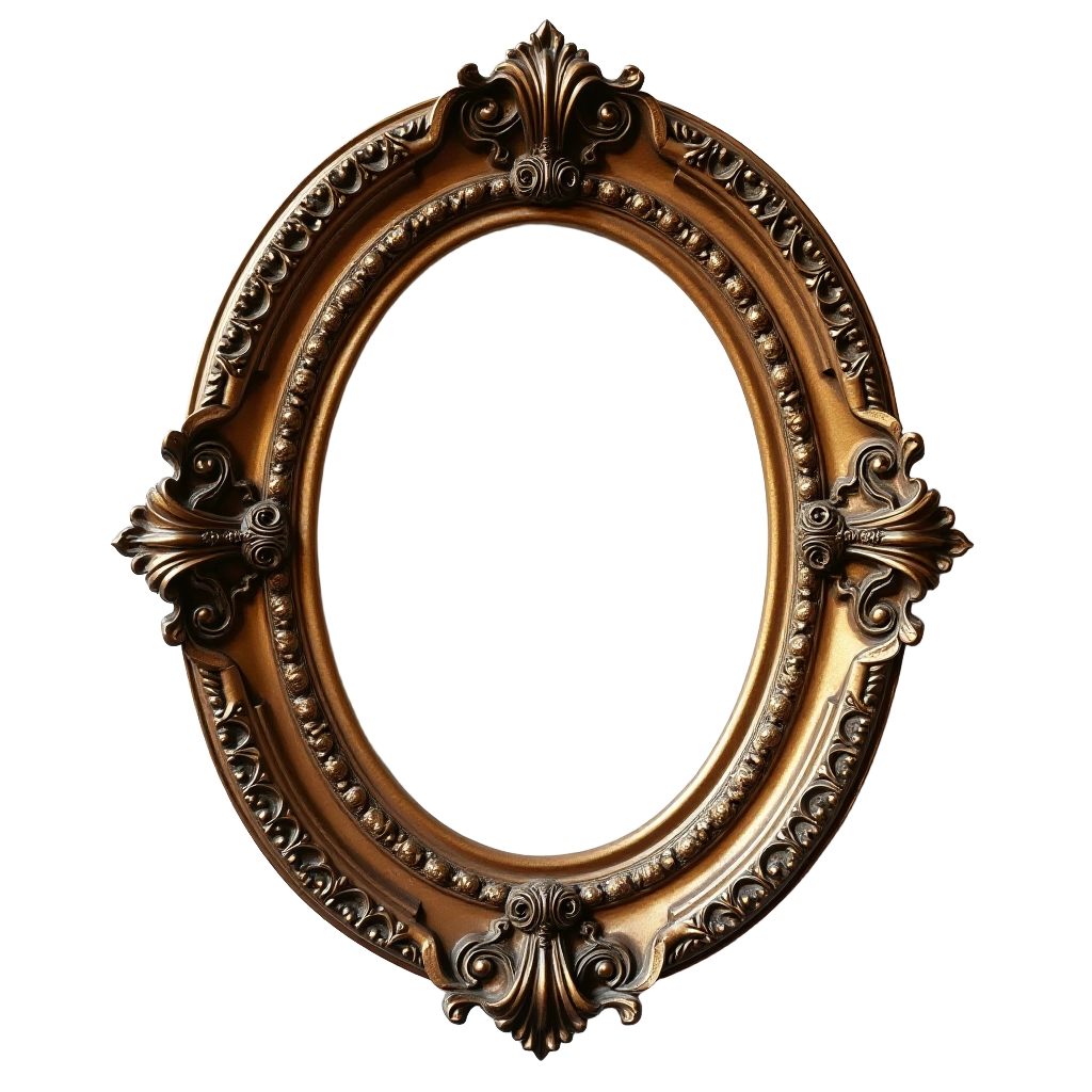 Ornate Oval Frame